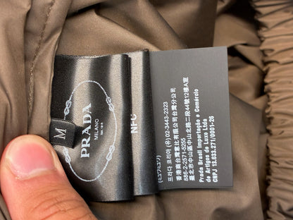 Prada Brown Nylon Windbreaker