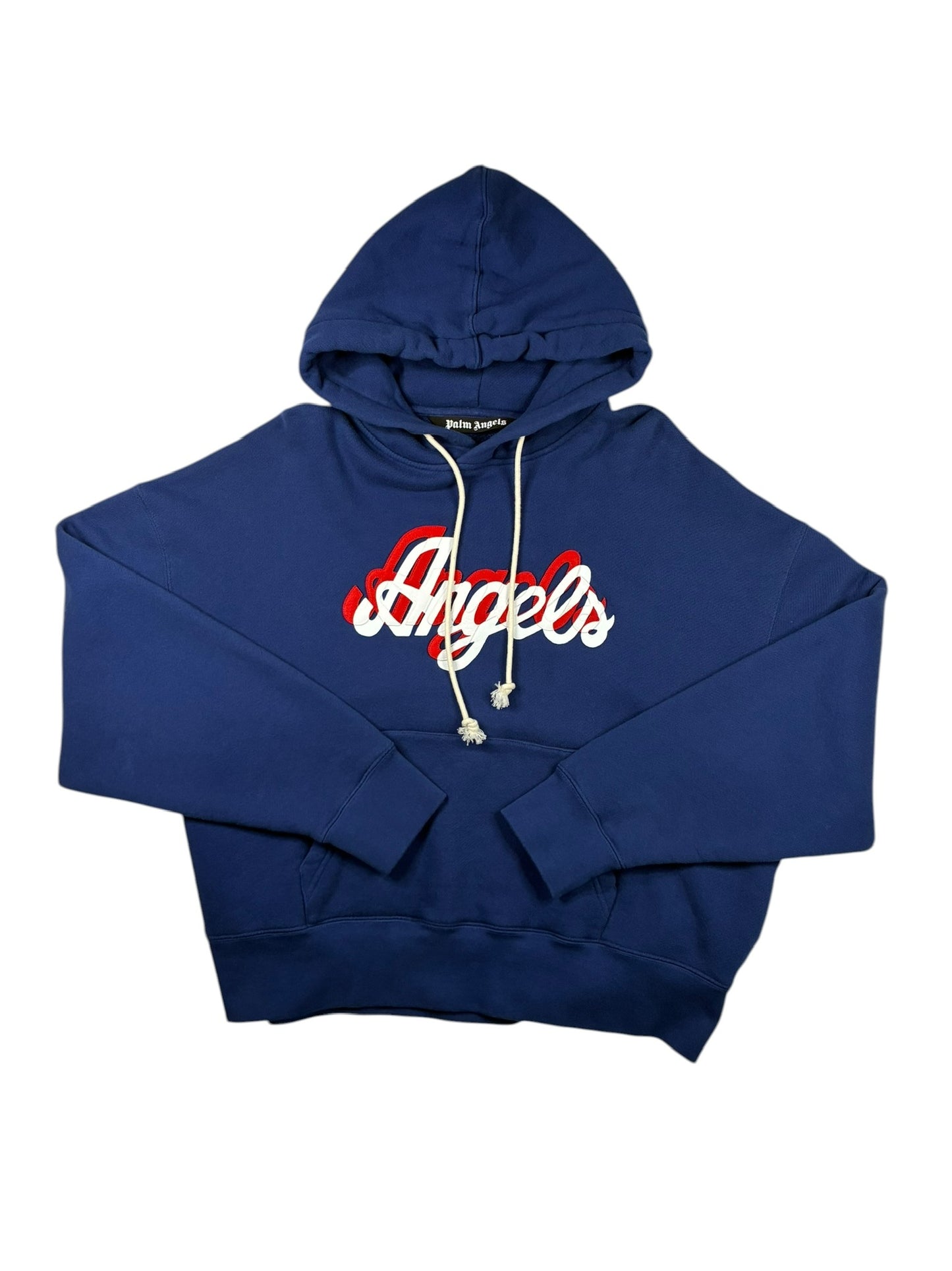 Palm Angels “Angels” Hoodie Blue