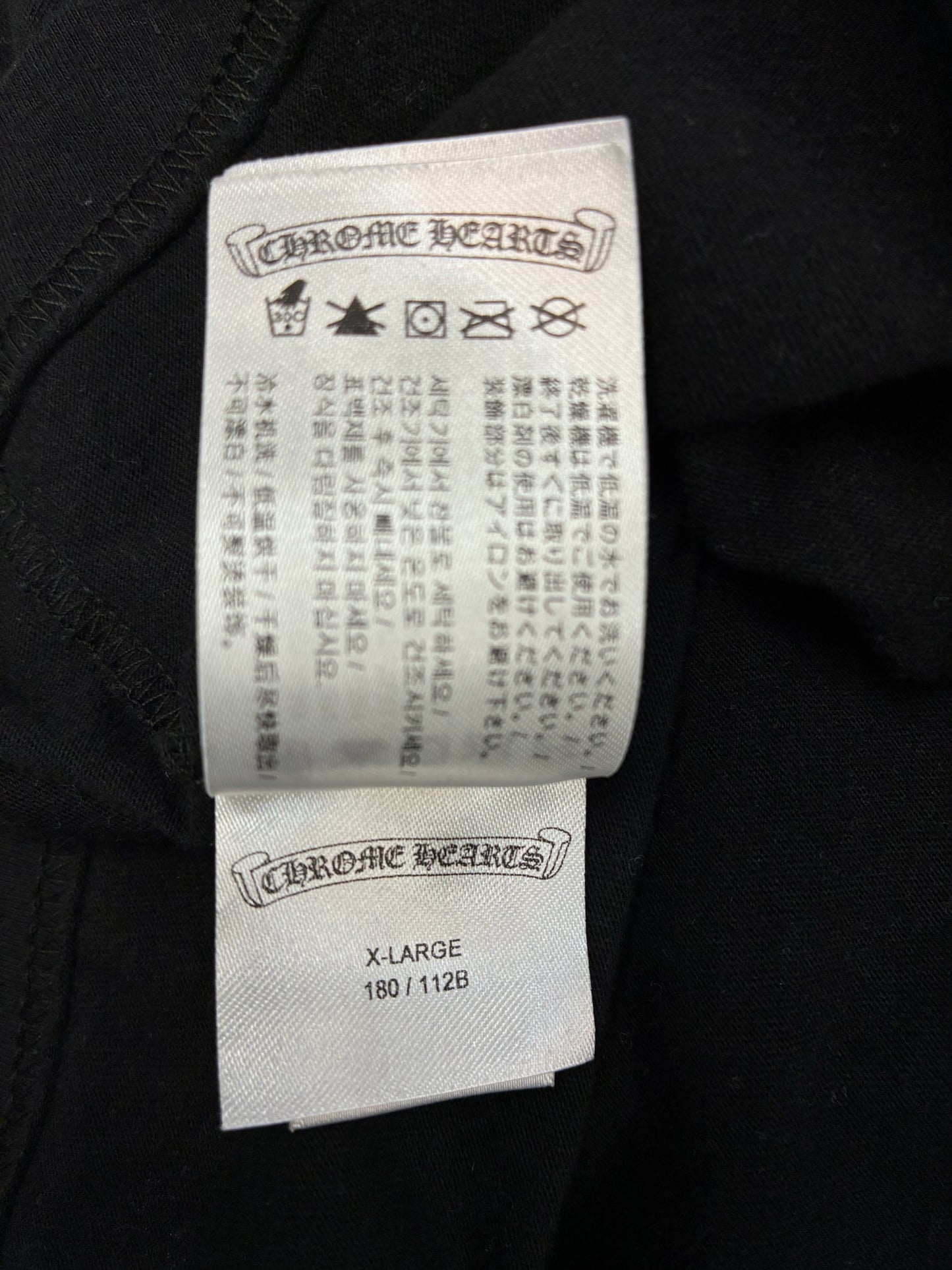 Chrome Hearts Scroll Logo Pocket T-shirt