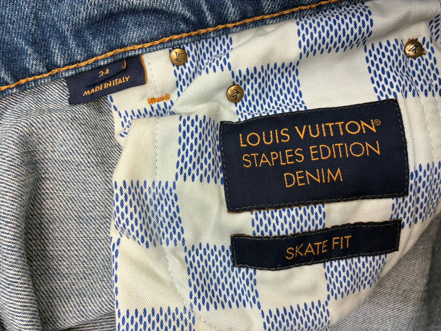 Louis Vuitton Skate Fit Denim Pants