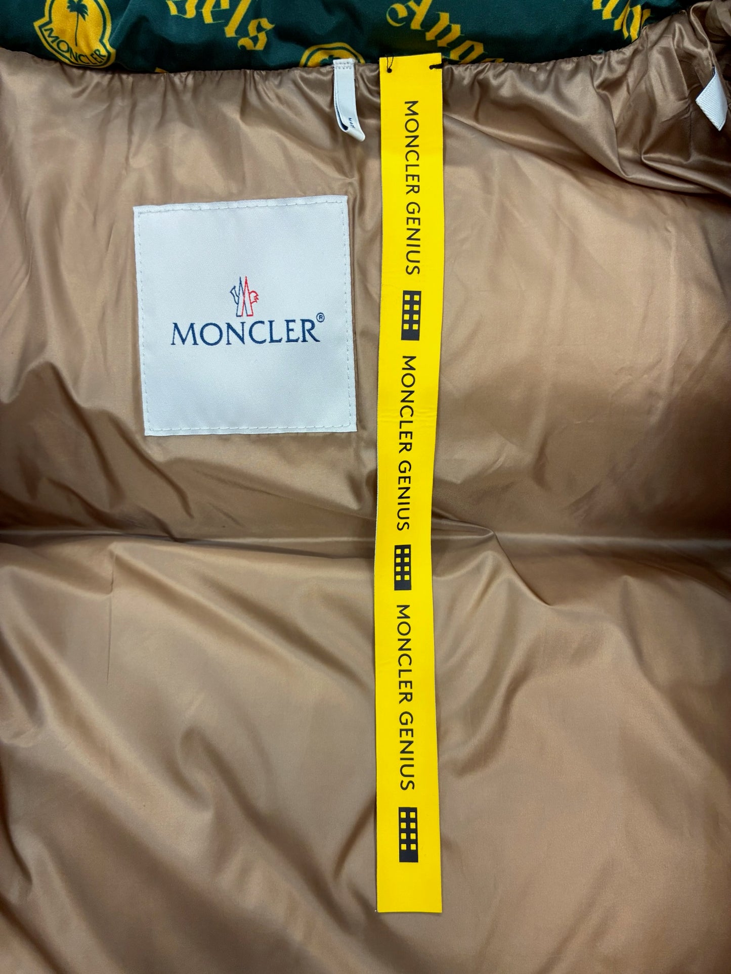 Moncler x Palm Angels Thompson Short Down Jacket Dark Green