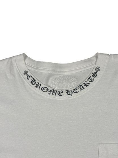 Chrome Hearts Neck Letter Logo T-Shirt