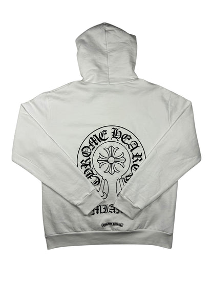 Chrome Hearts Miami Exclusive Horseshoe Hoodie White