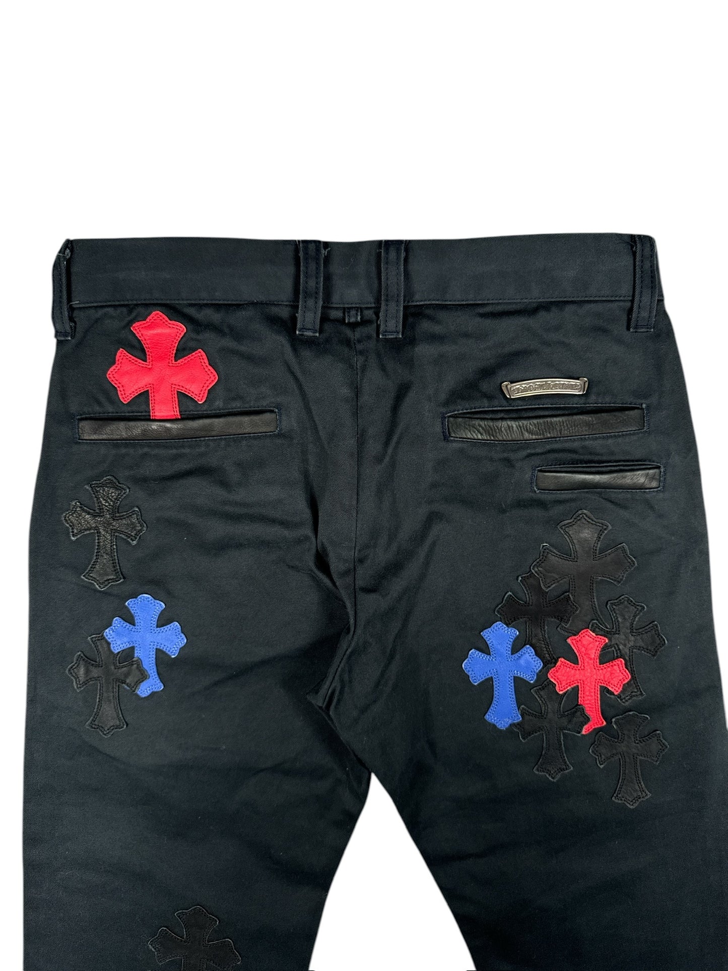 Chrome Hearts Chino Red & Blue Cross Patch