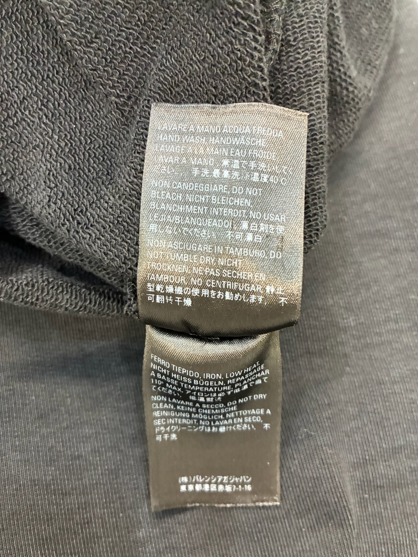 Balenciaga Black Logo Sweatshirt