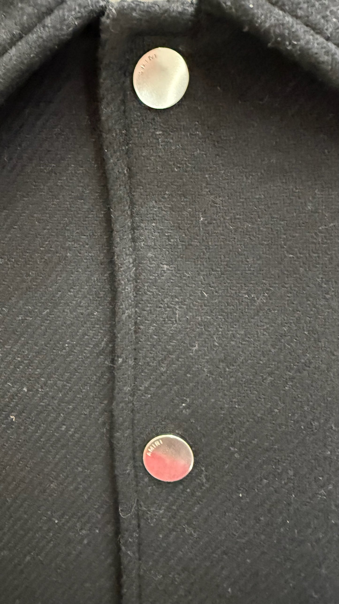 Amiri Bones Wool-Blend Varsity Jacket 'Black'