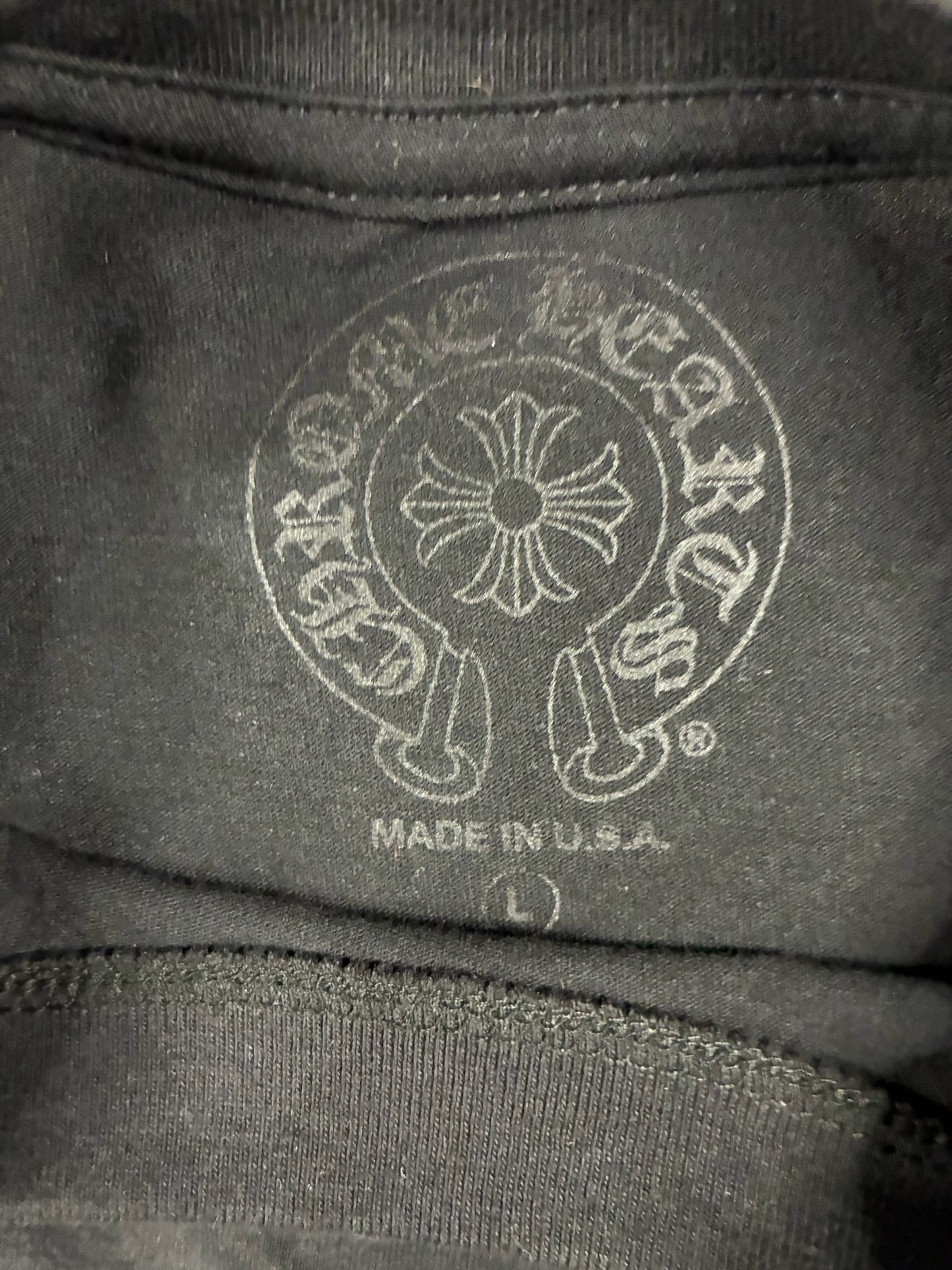 Chrome Hearts Neck Logo Long Sleeve 'Black'