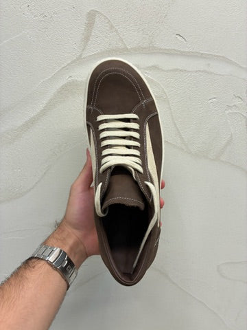Rick Owens Saddle Milk Vintage Sneakers