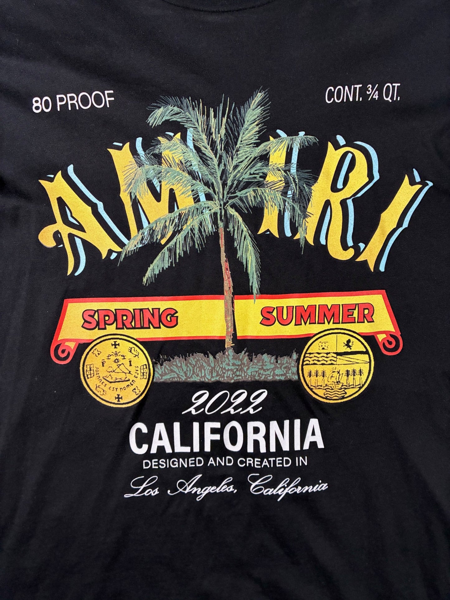 Amiri Rum Label Tee