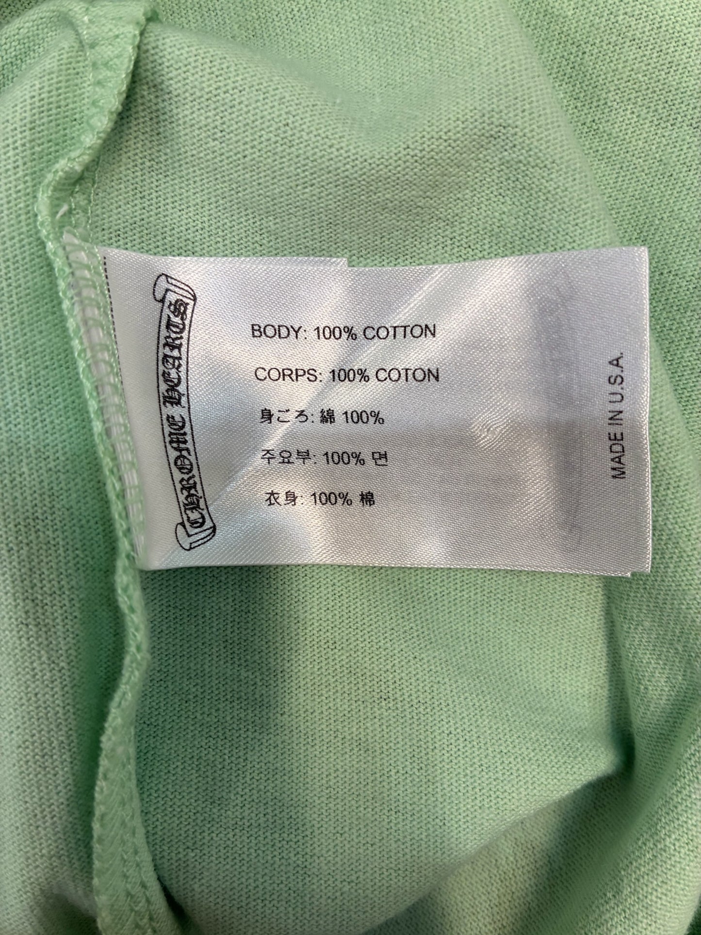 Chrome Hearts Matty Boy 'Lust' Short Sleeve Tee "green"