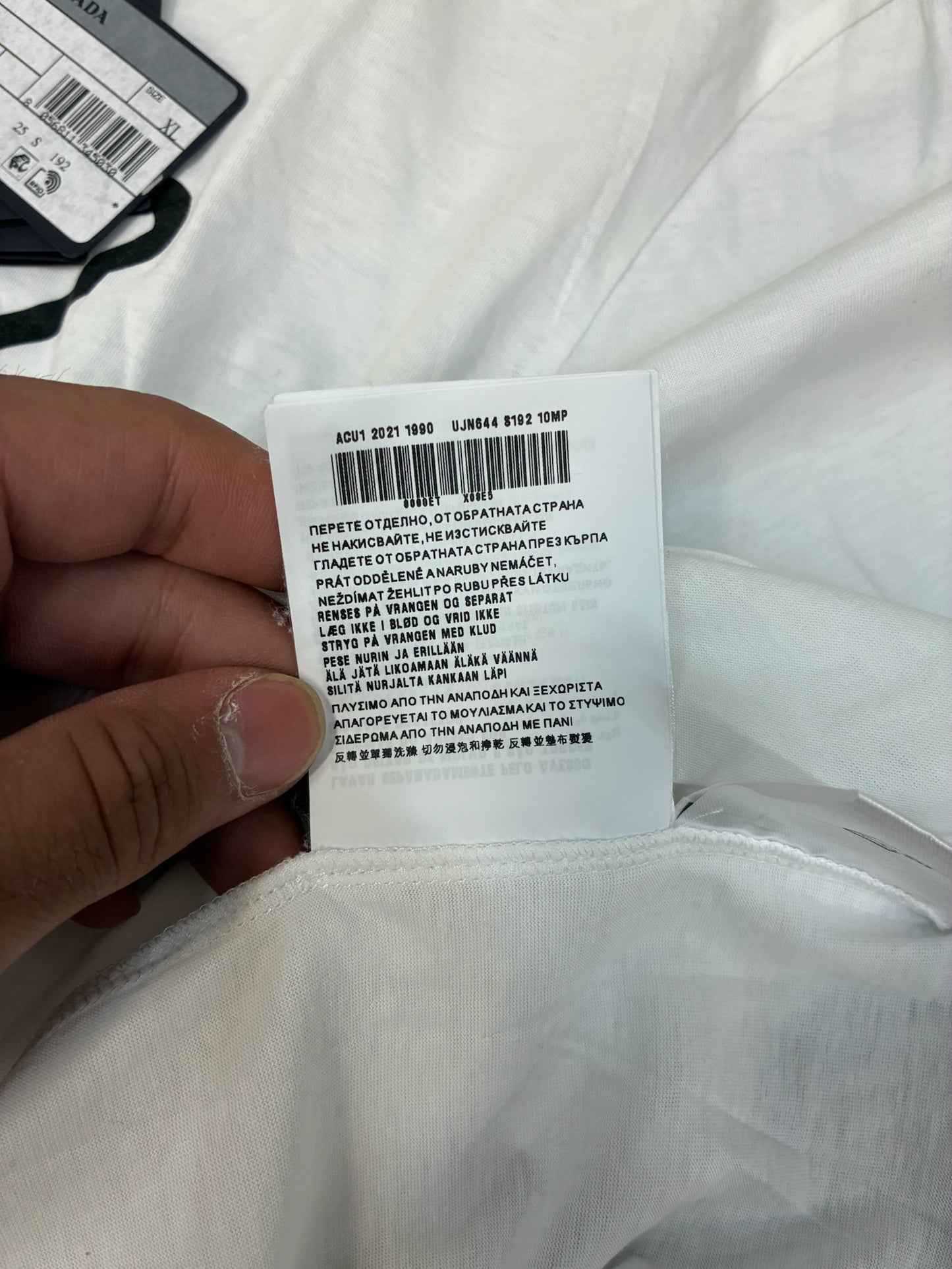 Prada Triangle Logo T-Shirt
