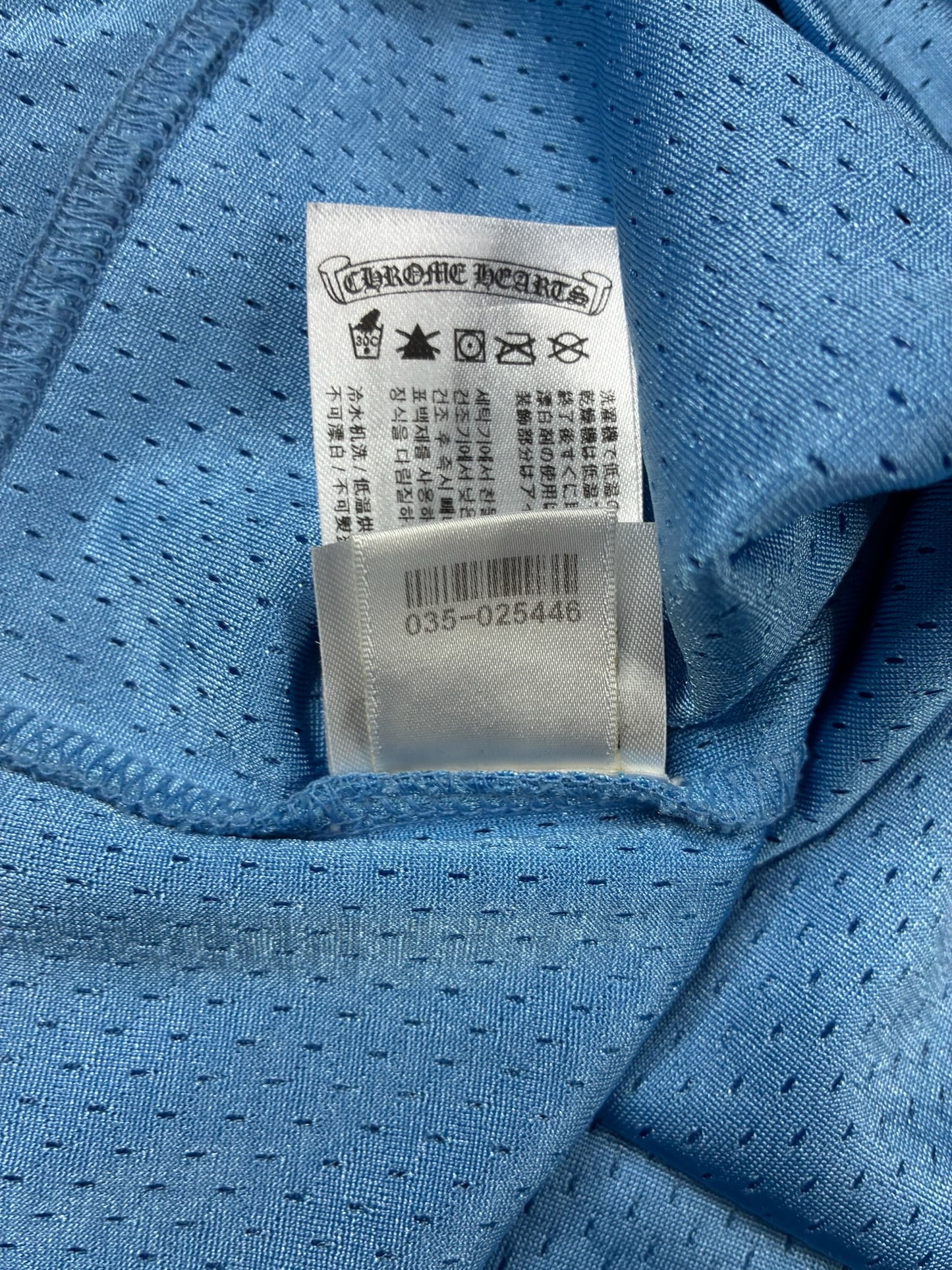 Chrome Hearts Mesh Floral Long Sleeve Jersey