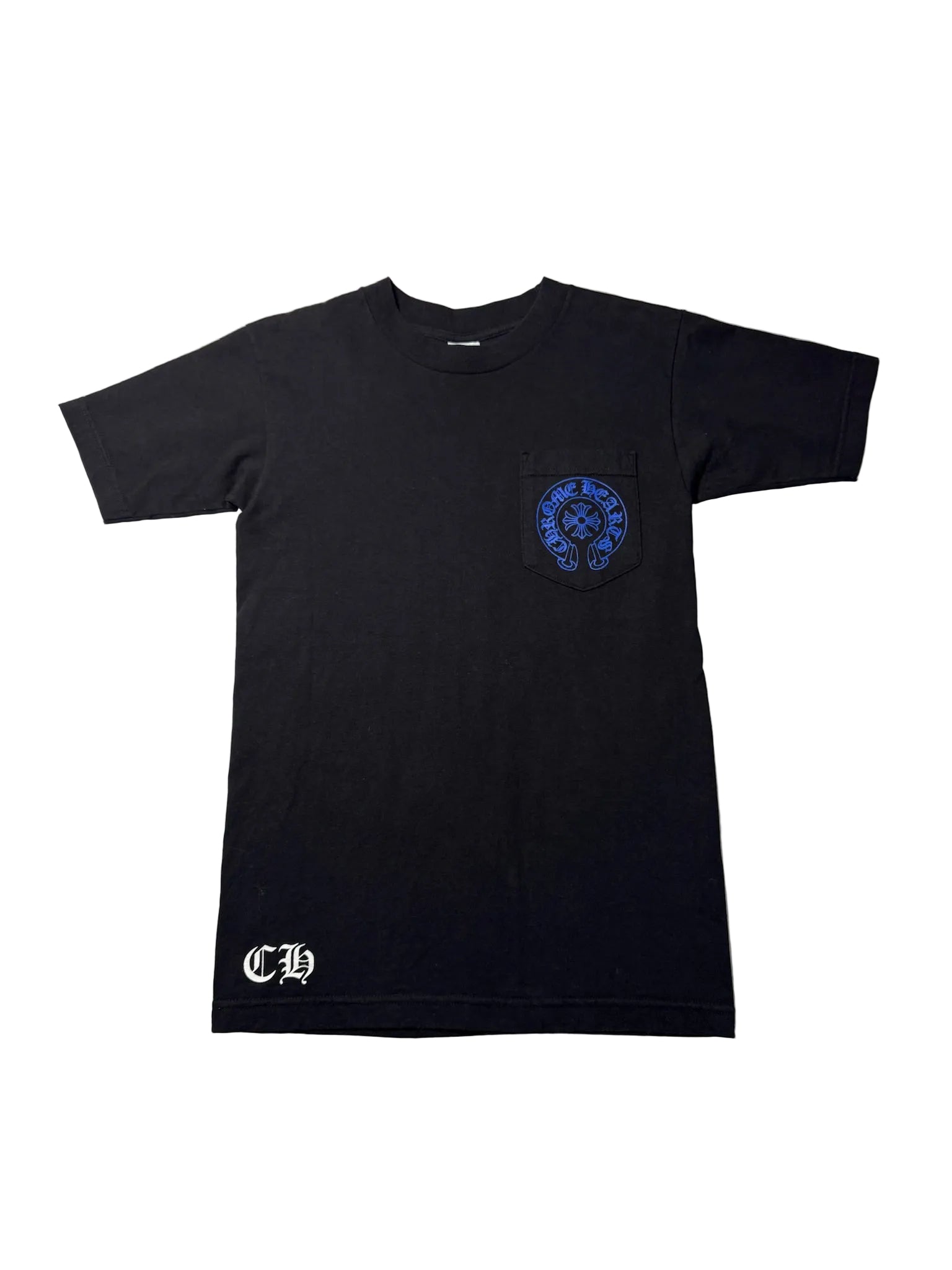 CHROME HEARTS ブルー クロス ポケット Tシャツ Chrome Hearts Vintage Blue Cross Pocket Tee – Maison Zeitaku