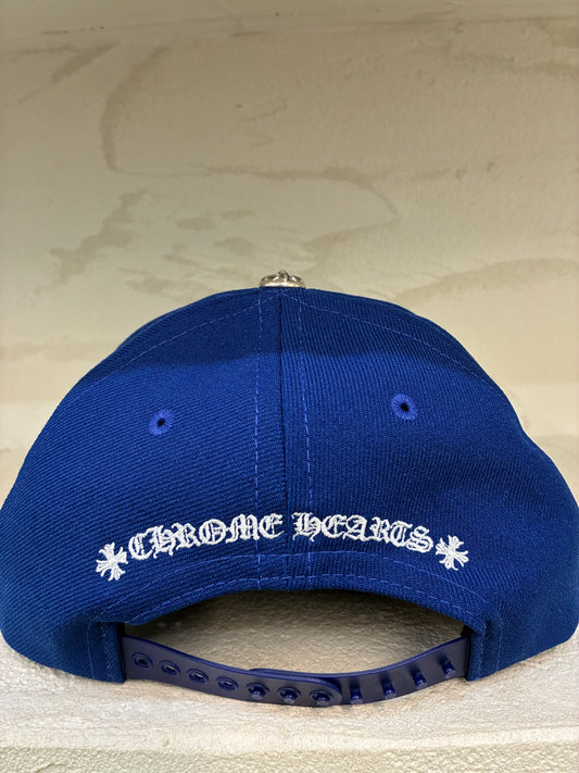 Chrome Hearts Embroidered CH Logo Baseball Hat Royal Blue