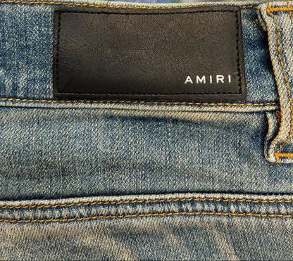 Amiri MX1 Distressed Skinny Jeans