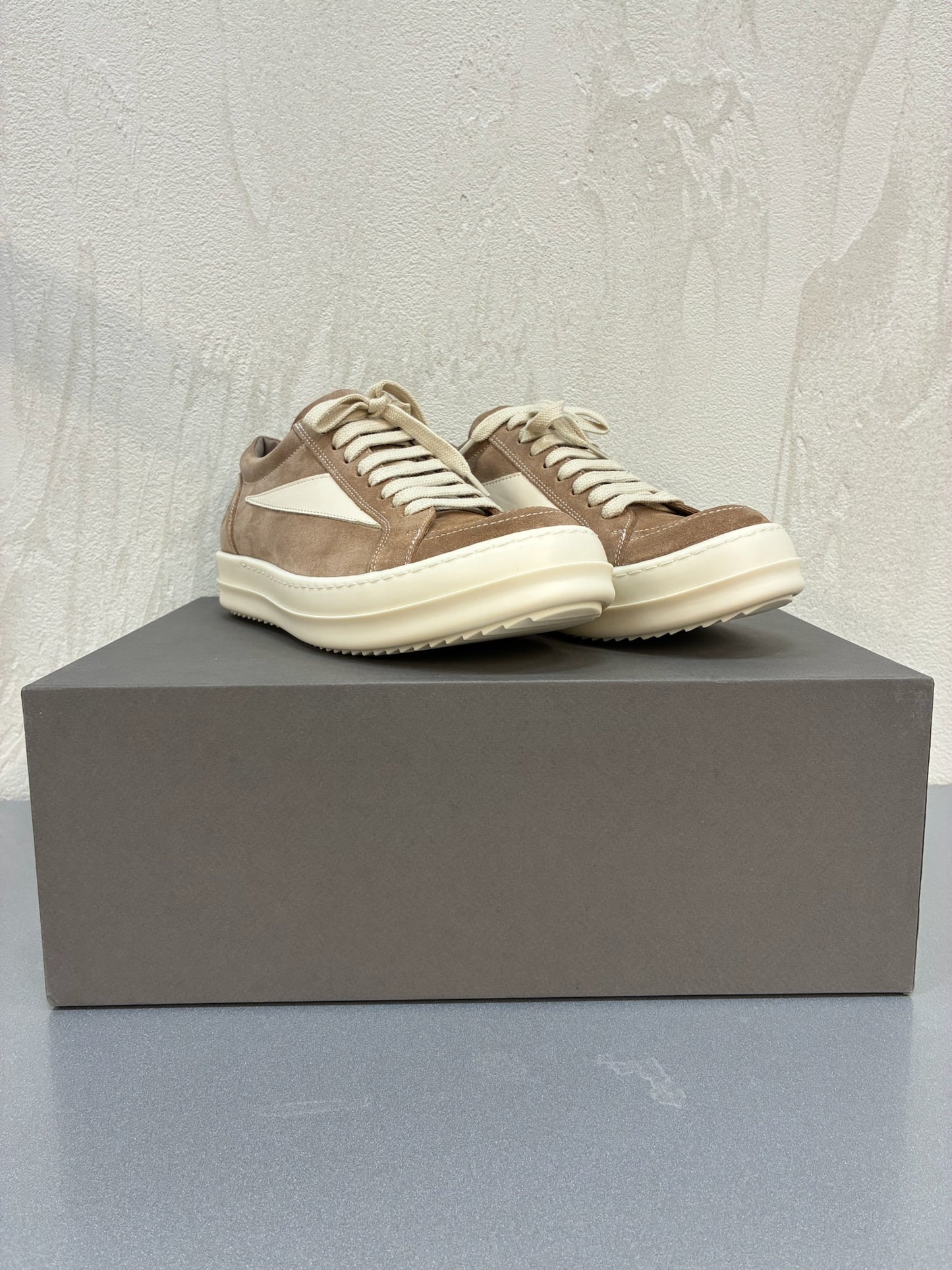 Rick Owens Vintage leather lace up sneakers