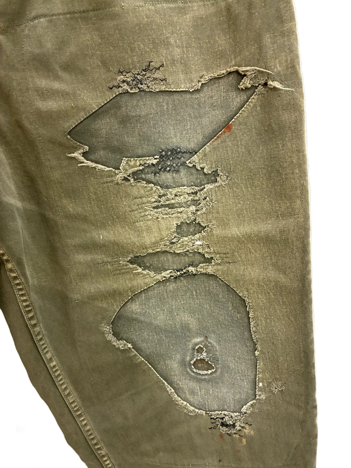 Kapital High Waisted Nime Pants 'Khaki Green'