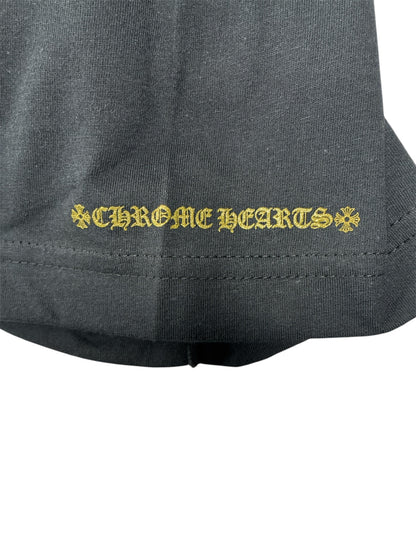 Chrome Hearts Gold Neck Logo T-Shirt