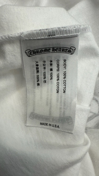 Chrome Hearts Las Vegas Horseshoe White T-Shirt