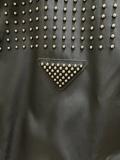 Prada Studded Re-Nylon Blouson Jacket