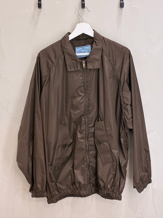 Prada Brown Nylon Windbreaker