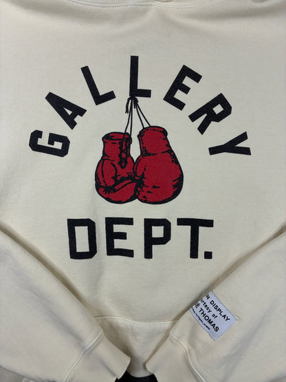 Gallery Dept Boxing Hoodie Cream