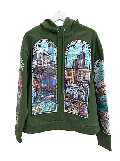 Who Decides War Politics As Usual Hoodie 'Green'