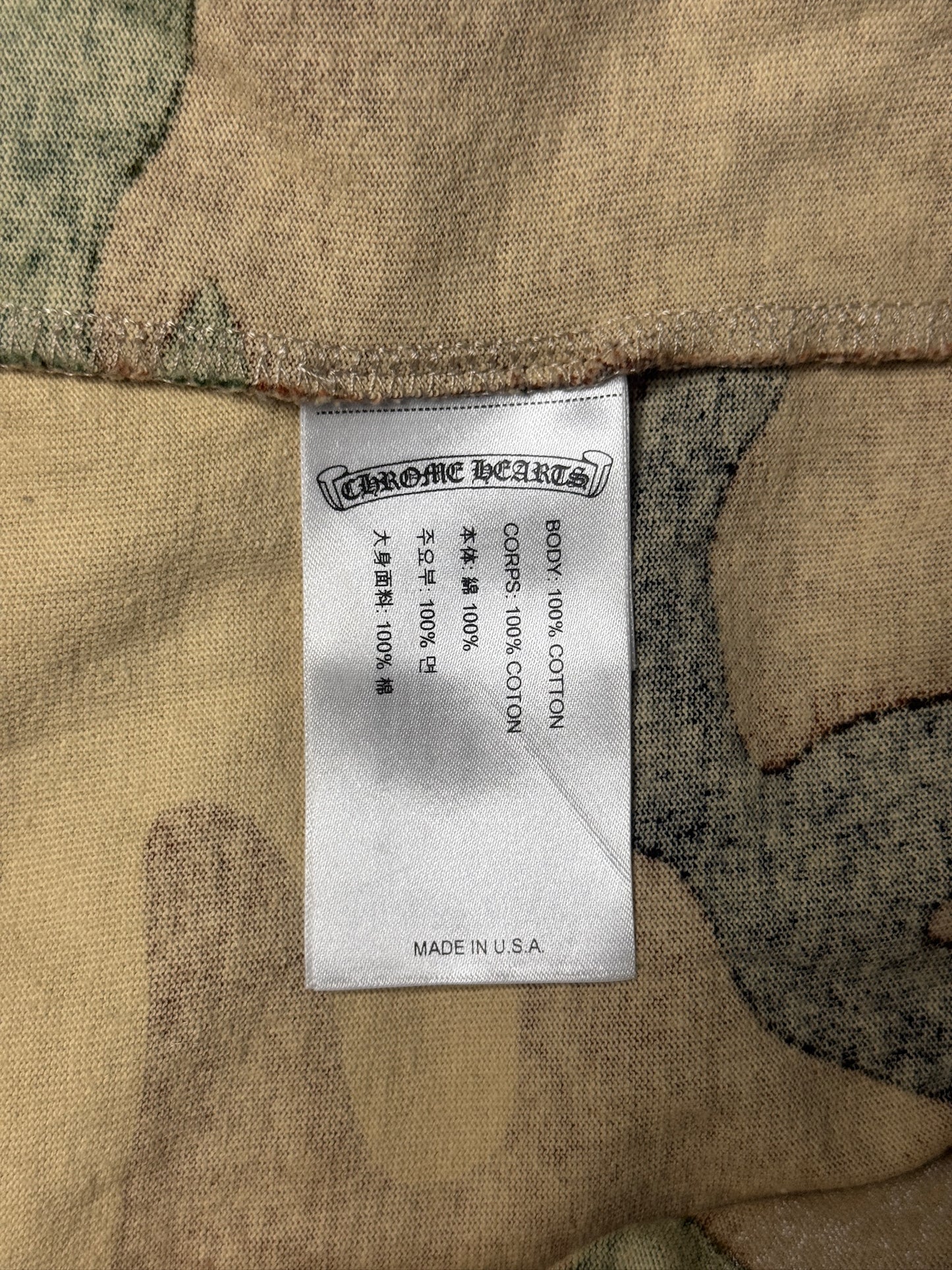 Chrome Hearts x Matty Boy Caution Camo T-shirt