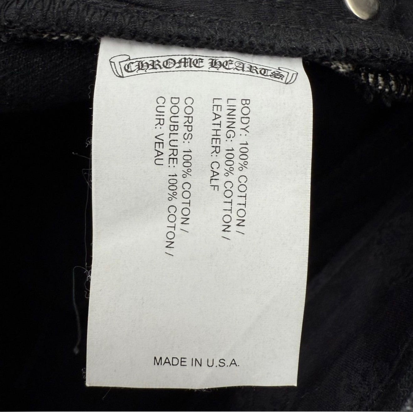 Chrome Hearts Cheetah And Green Cross Patch Jeans