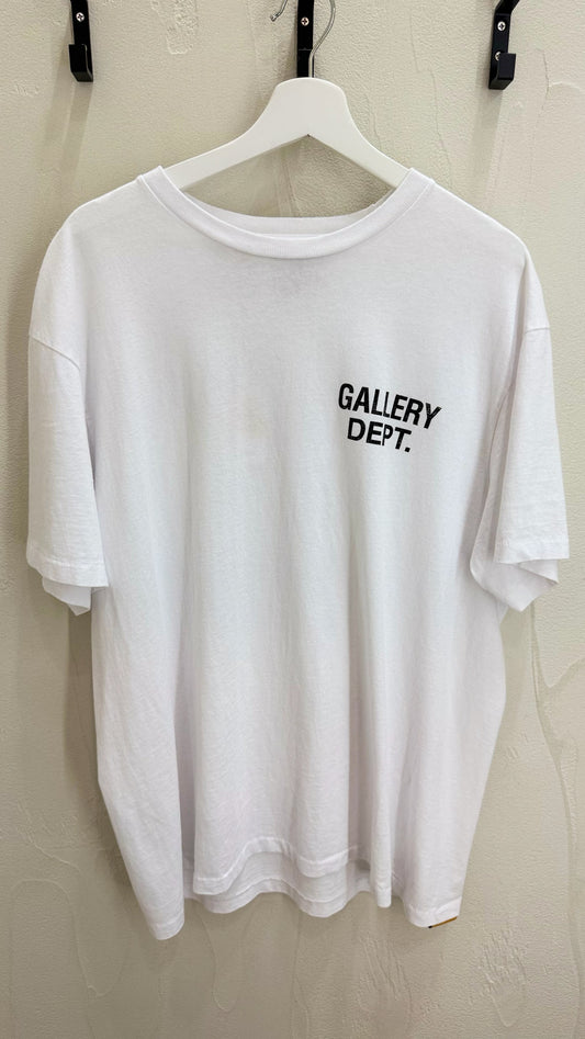 T-shirt blanc Gallery Dept Hollywood