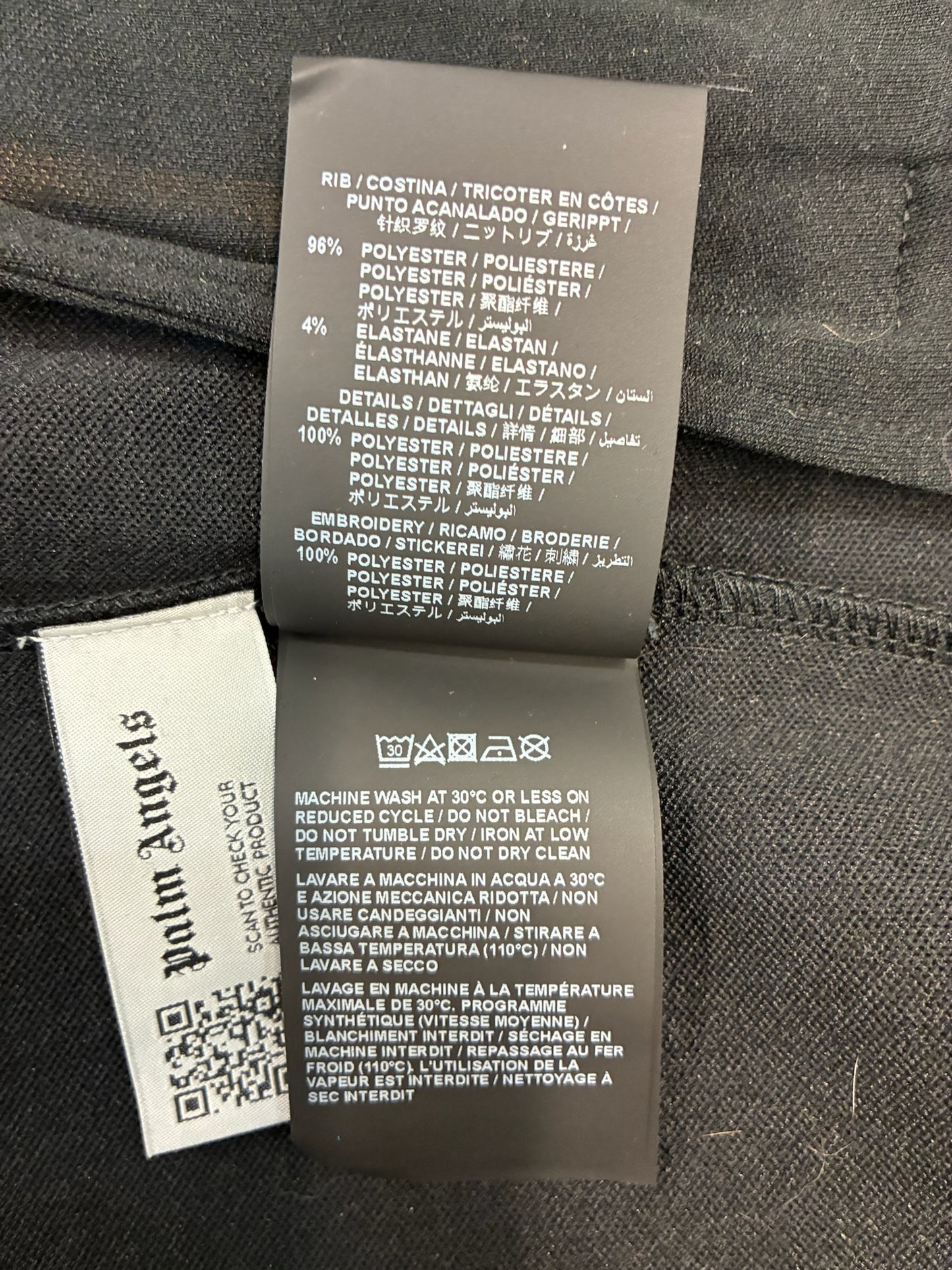 Palm Angels Classic Logo Track Jacket 'Black&Yellow'