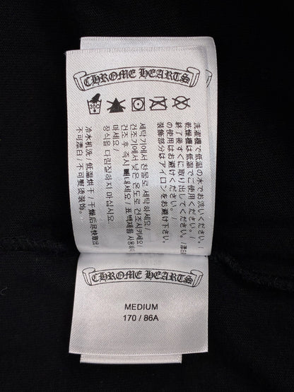 Chrome Hearts Multicolor Floral Long Sleeve Black Tee