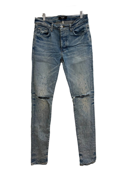 Amiri MX1 Distressed Skinny Jeans