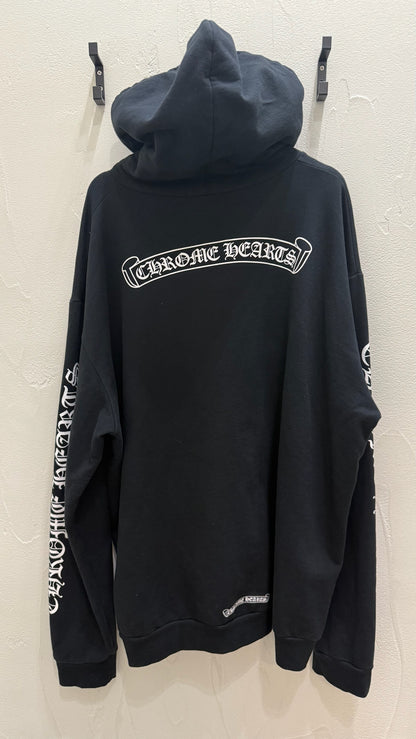 Chrome Hearts Scroll Logo Hoodie