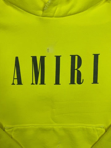 AMIRI Core Logo Hoodie Lime