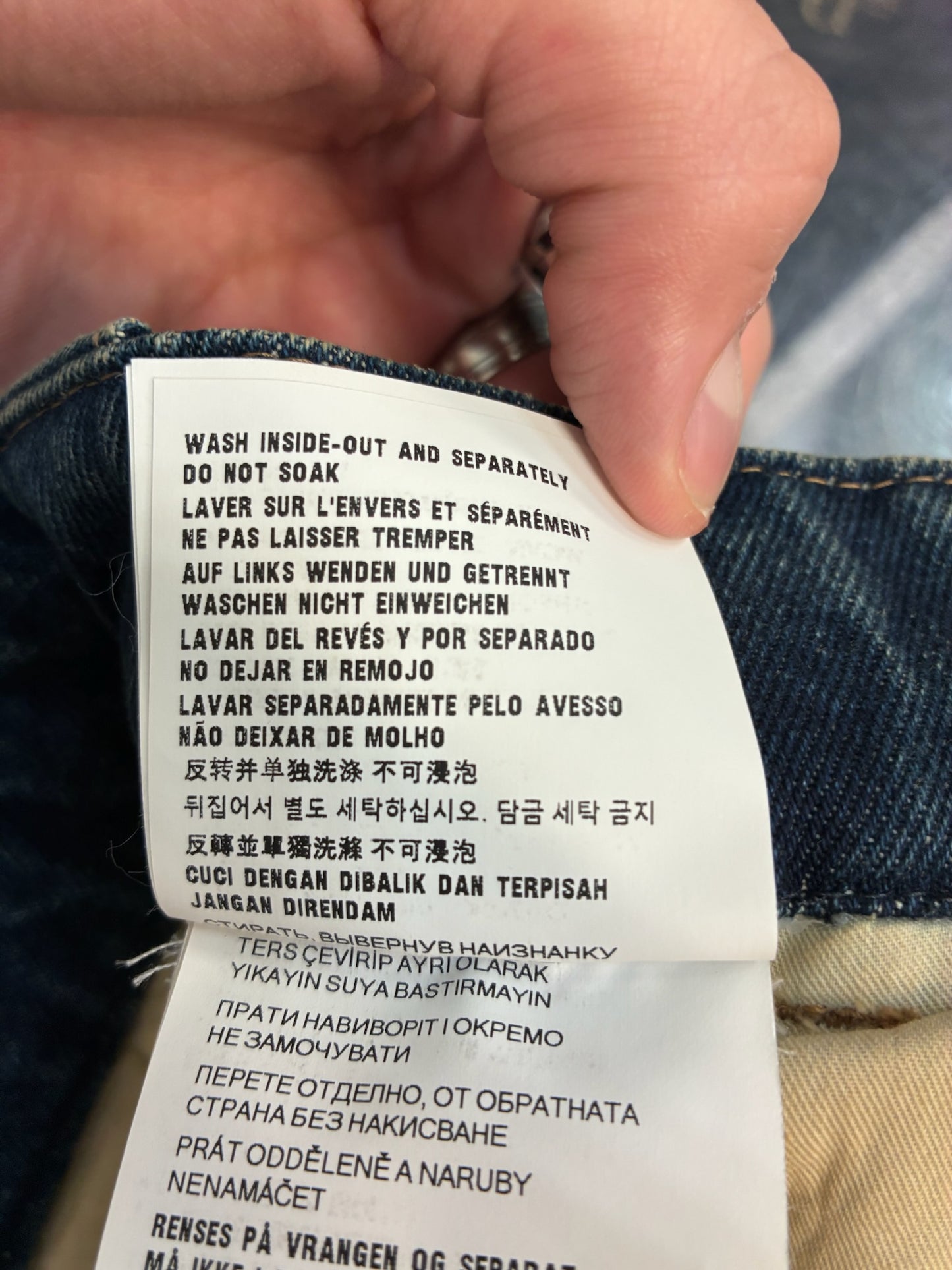 Prada Cargo Jeans Blue