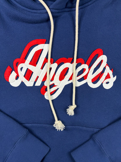 Palm Angels “Angels” Hoodie Blue