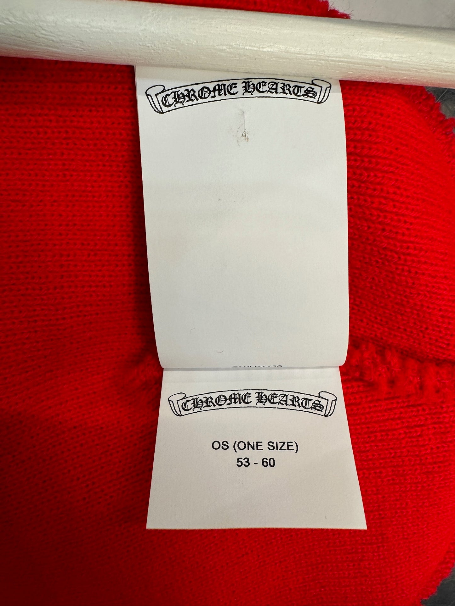 Chrome Hearts x The Rolling Stones Red Beanie