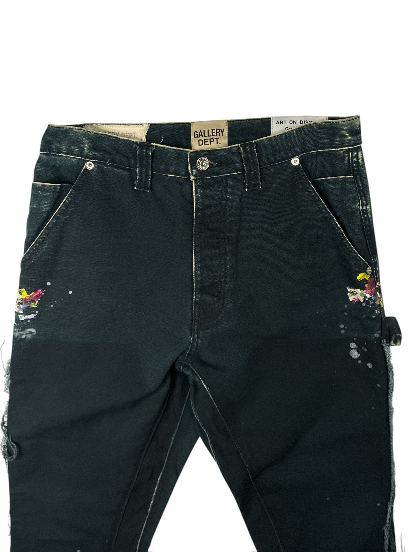 Gallery Dept Carpenter Flared Jeans Navy Blue