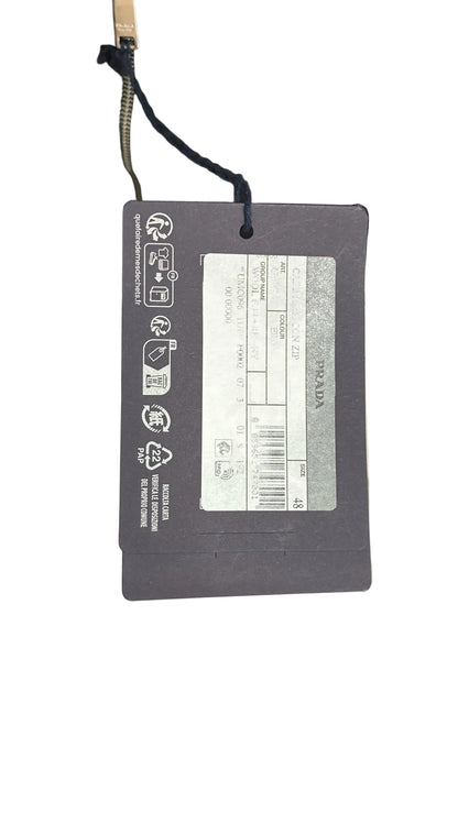 Gilet zippé Prada en laine et nylon.