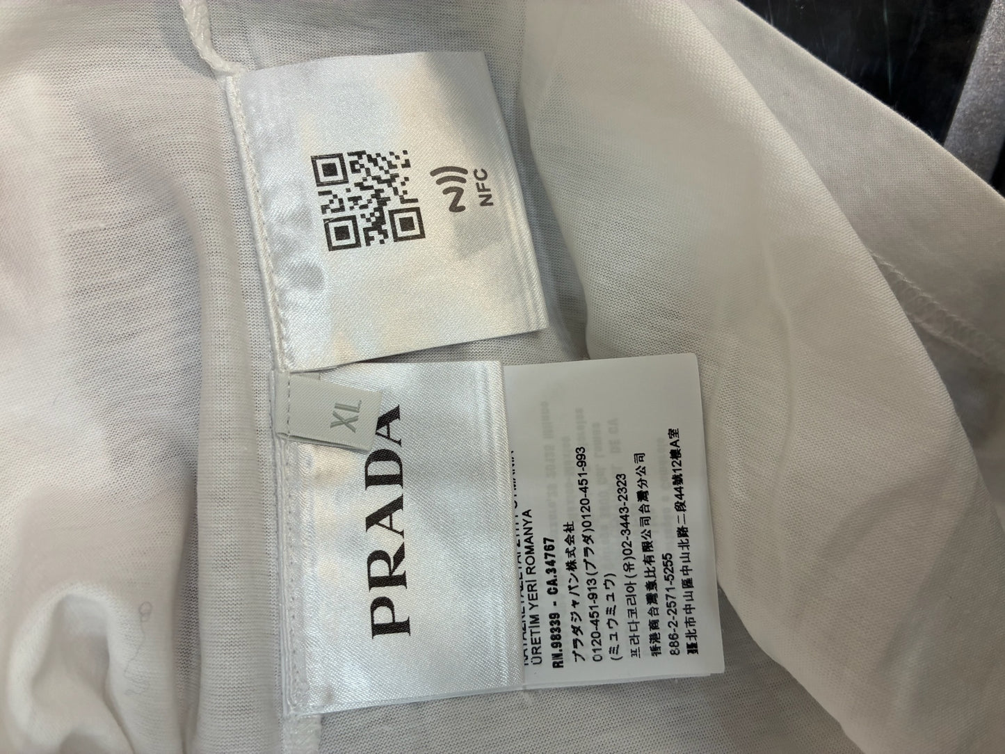 Prada Triangle Logo T-Shirt