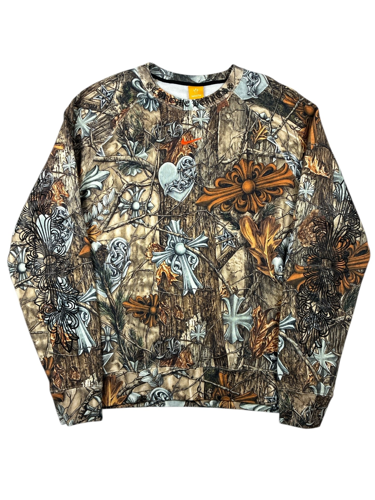 Chrome Hearts x NOCTA Fleece Crewneck Camo
