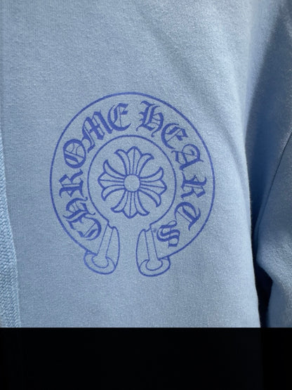 Chrome Hearts Miami Exclusive Horseshoe Hoodie 'Baby Blue'