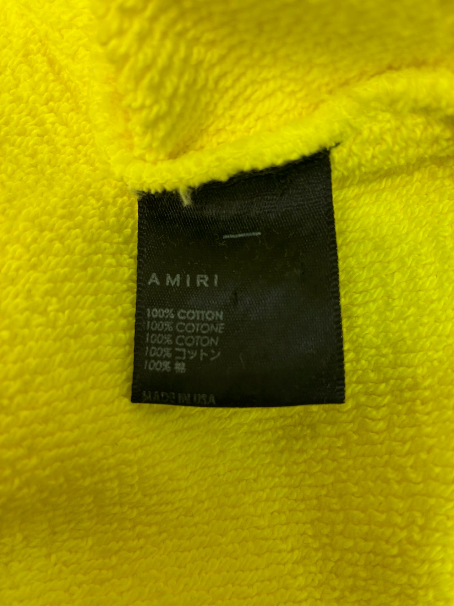 AMIRI Core Logo Hoodie Lime