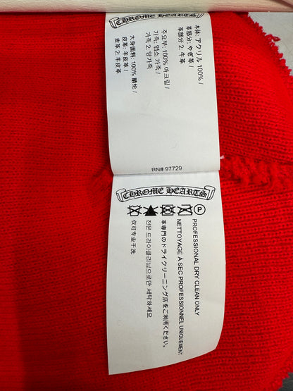 Chrome Hearts x The Rolling Stones Red Beanie