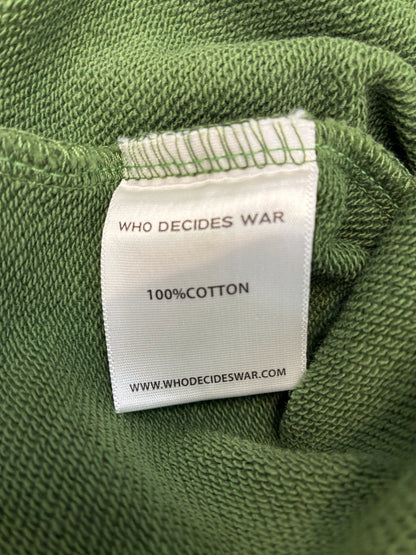 Who Decides War Politics As Usual Hoodie 'Green'