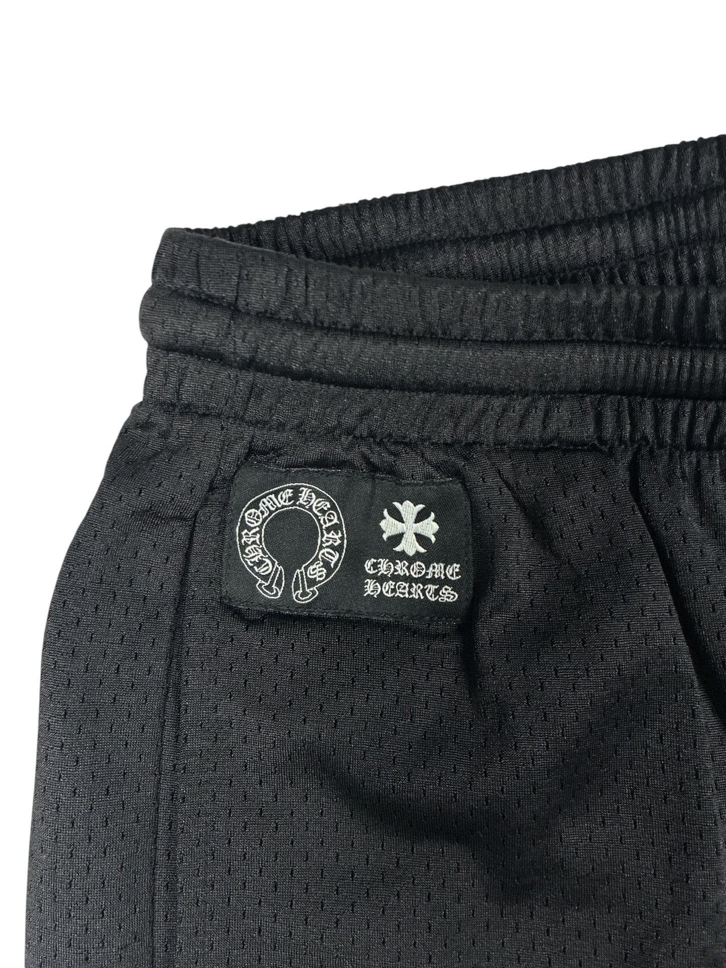Chrome Hearts Black Mesh Shorts