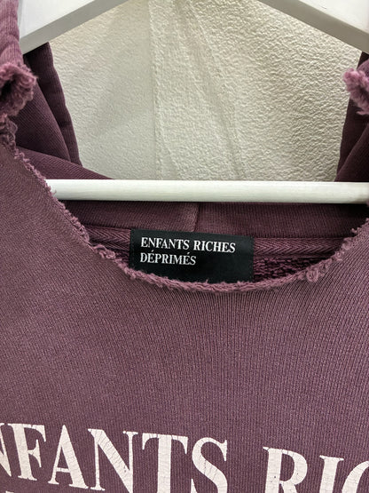 Enfants Riches Deprimes Logo Hoodie Burgundy