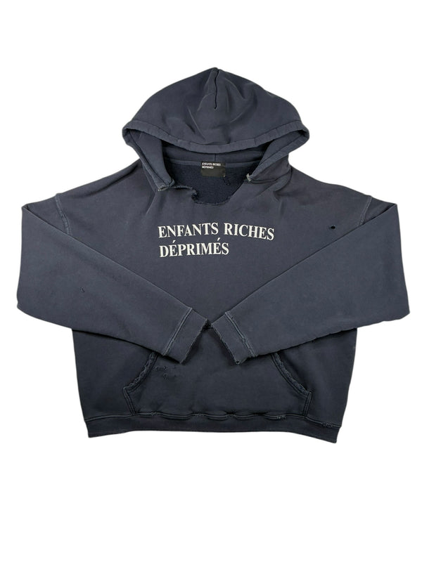 Enfants Riches Deprimes Logo Hoodie Navy Blue