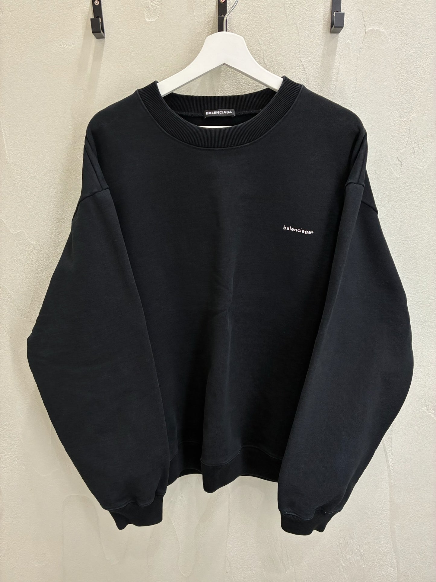 Balenciaga Black Logo Sweatshirt
